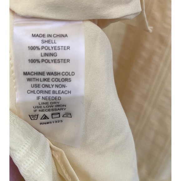 NWT Vince Camuto‎ Orange Ruffle Flutter Sleeve Dress Size 10 Women - Picture 8 of 9